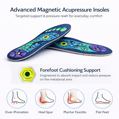 MagnaStep Pro™ – Magnetic Acupressure Massage Insoles