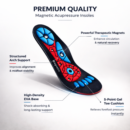 MagnaStep Pro™ – Magnetic Acupressure Massage Insoles