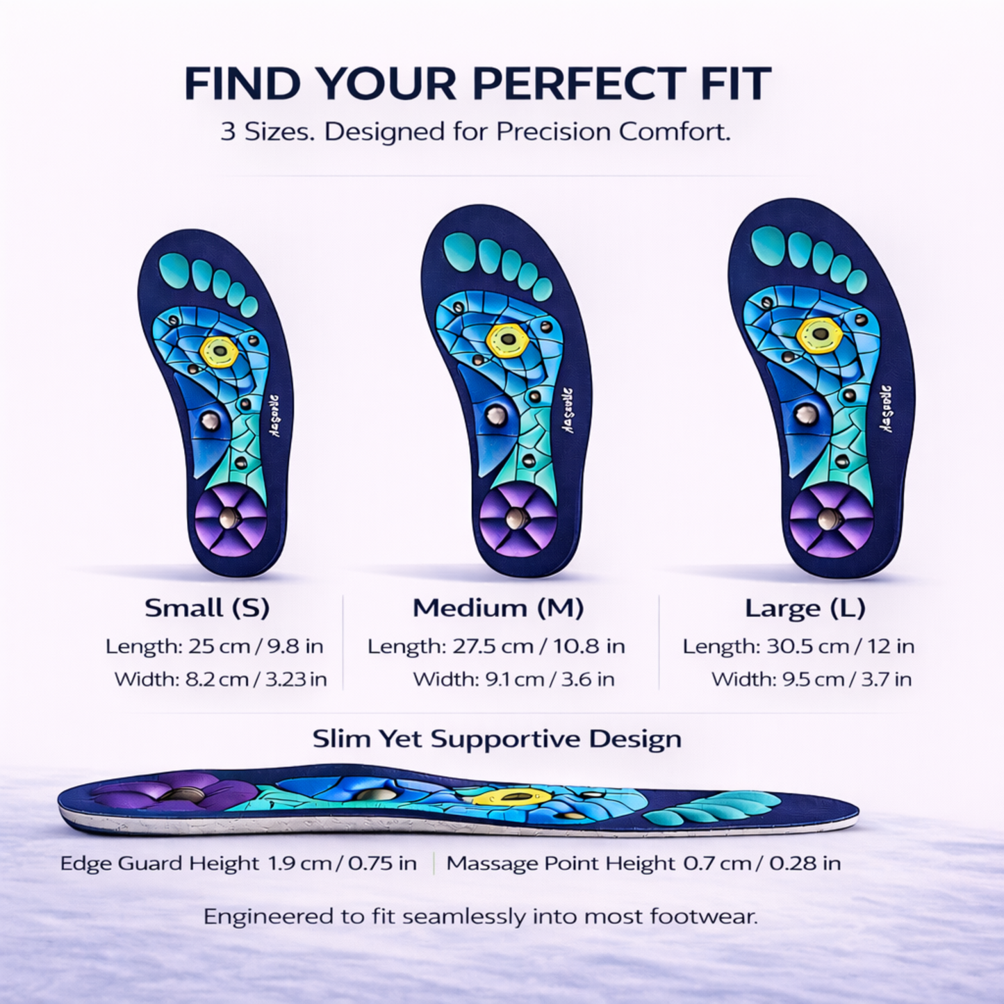 MagnaStep Pro™ – Magnetic Acupressure Massage Insoles